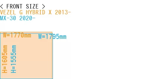 #VEZEL G HYBRID X 2013- + MX-30 2020-
